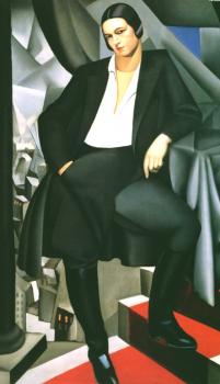 Tamara De Lempicka : Portrait of the Duchess of La Salle